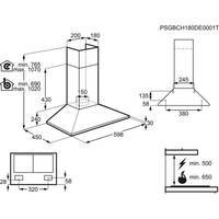 Витяжка купольна ELECTROLUX EFC226V