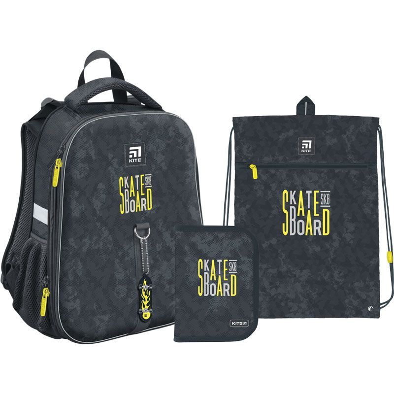 Набір рюкзак + пенал + сумка для о. Kite 531M Skateboard