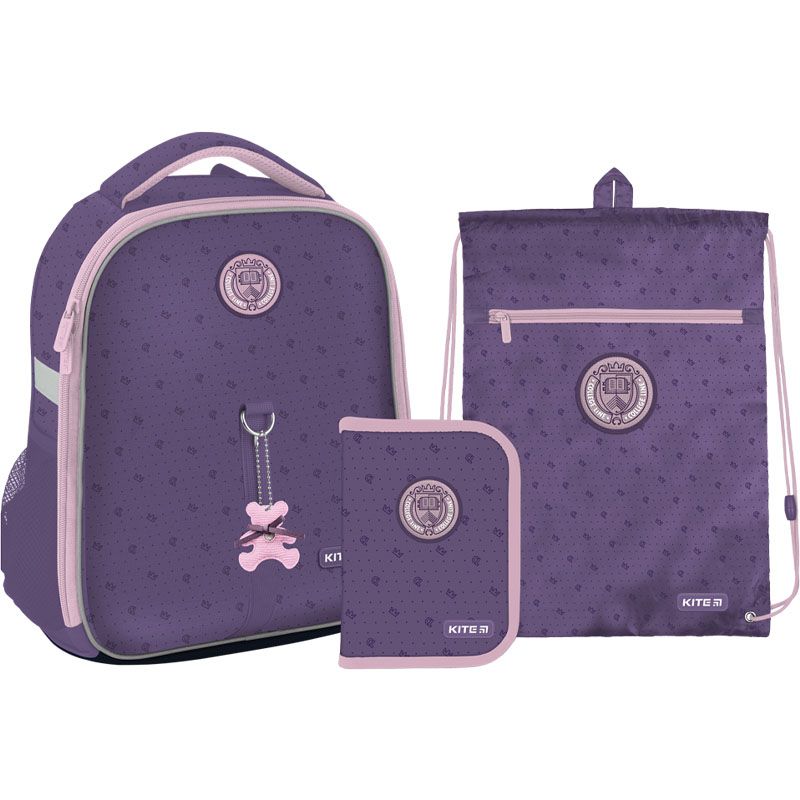 Набір рюкзак + пенал + сумка для о. Kite 555S CollegeLineGirl