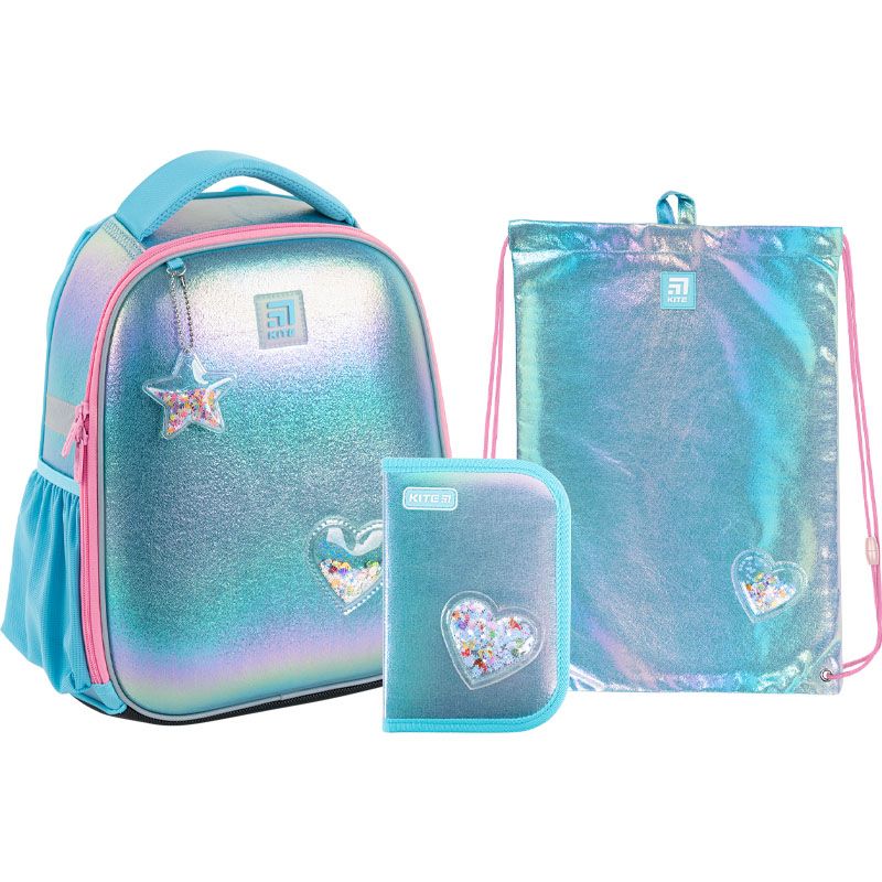 Набір рюкзак + пенал + сумка для о. Kite 555S Shiny