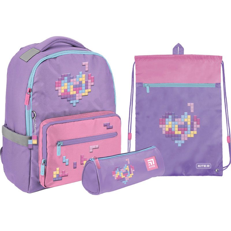 Набір рюкзак + пенал + сумка для о. Kite 770M Tetris