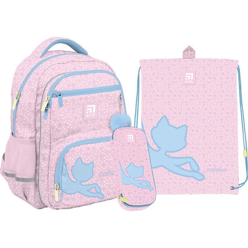 Набір рюкзак + пенал + сумка для о. Kite 773S Catsline