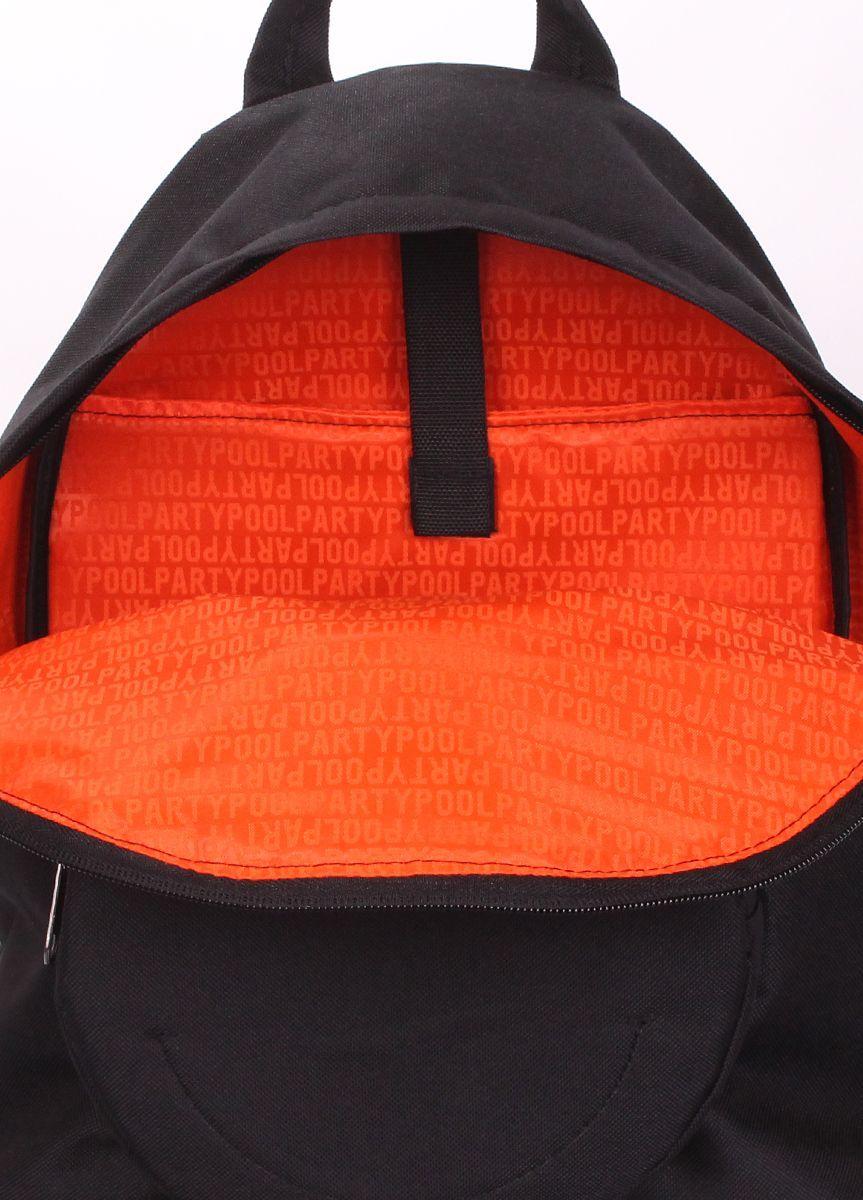 Міський рюкзак POOLPARTY Smile чорний