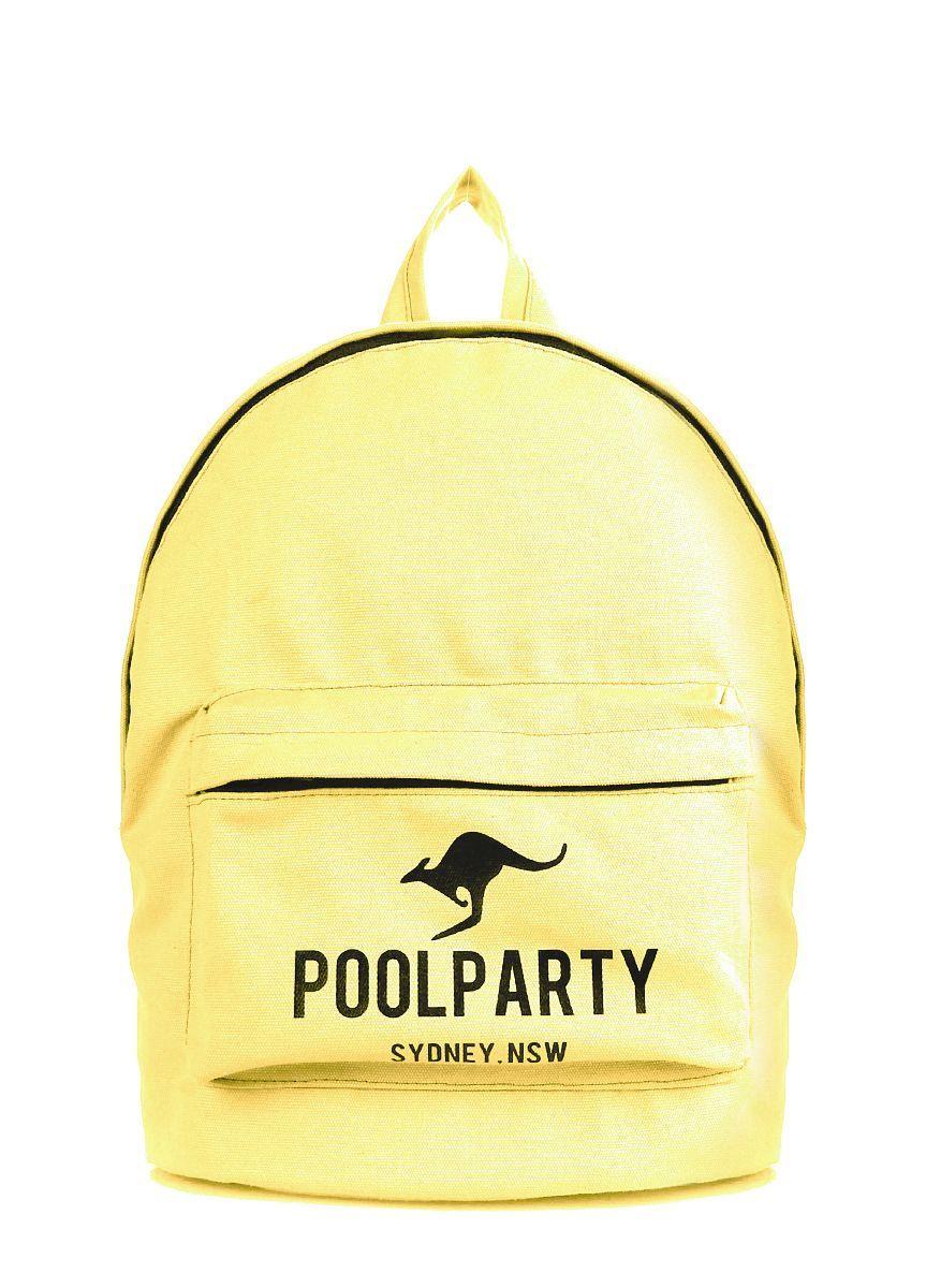 Міський рюкзак POOLPARTY жовтий