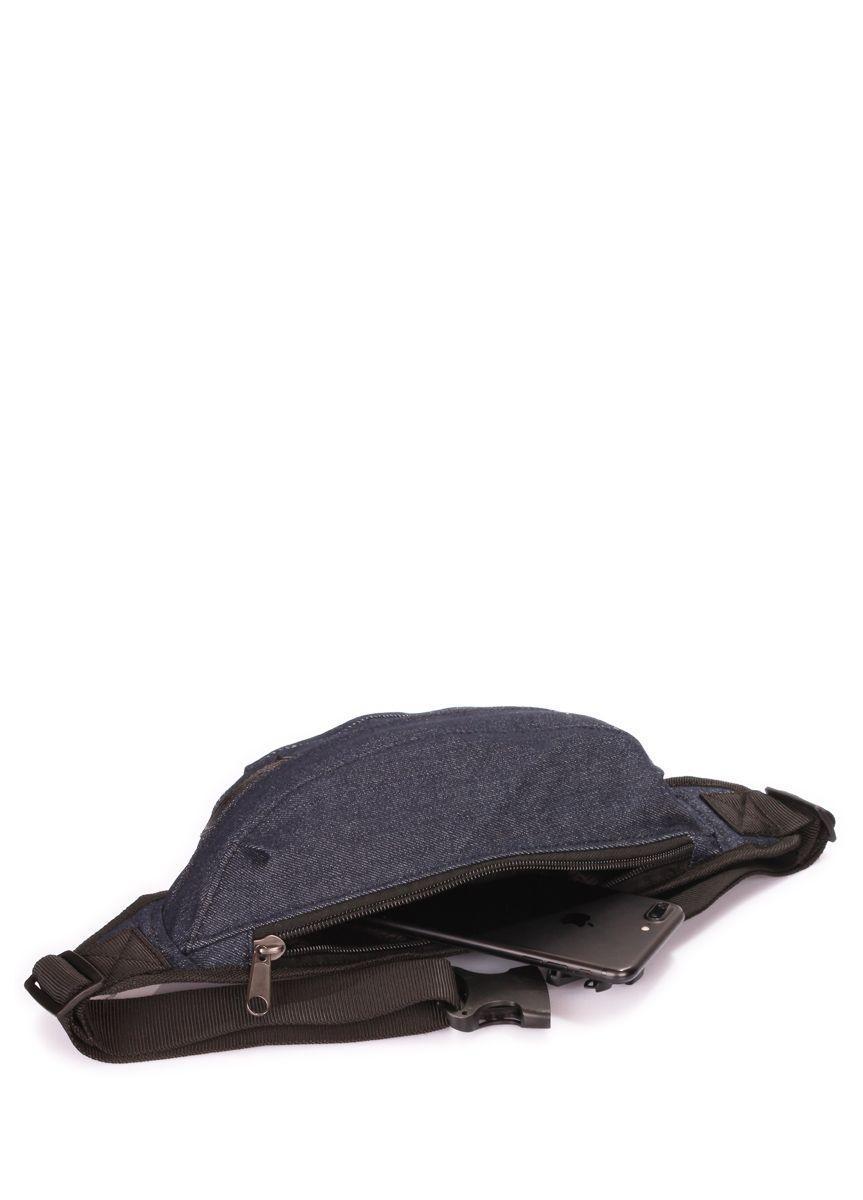 Джинсова сумка-бананка POOLPARTY Bumbag