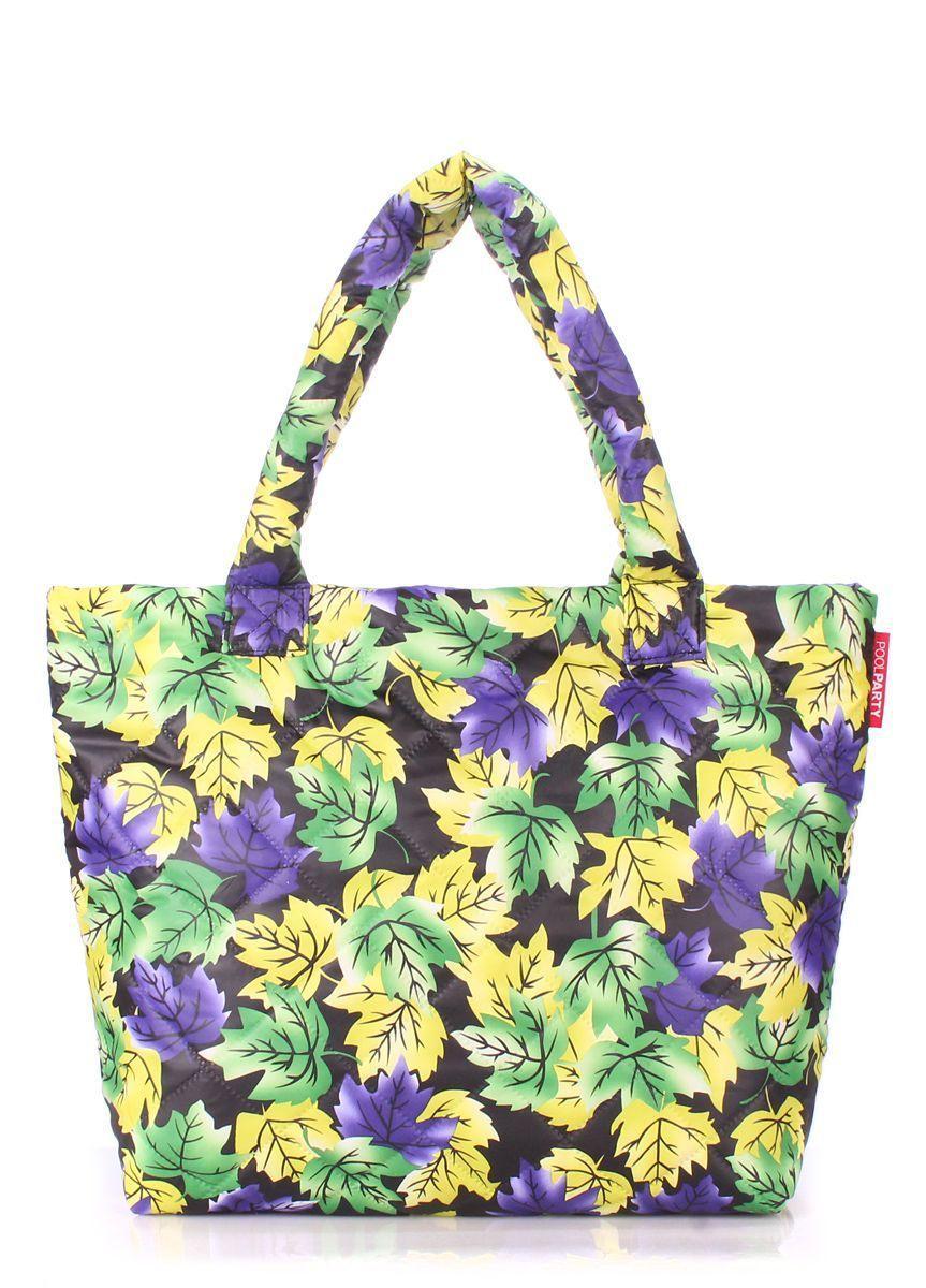 Дута сумка POOLPARTY з осіннім листям