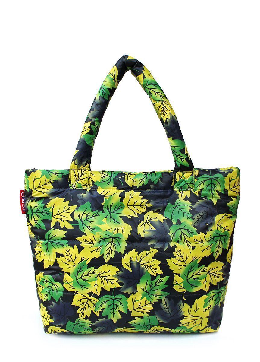 Дута сумка POOLPARTY з осіннім листям