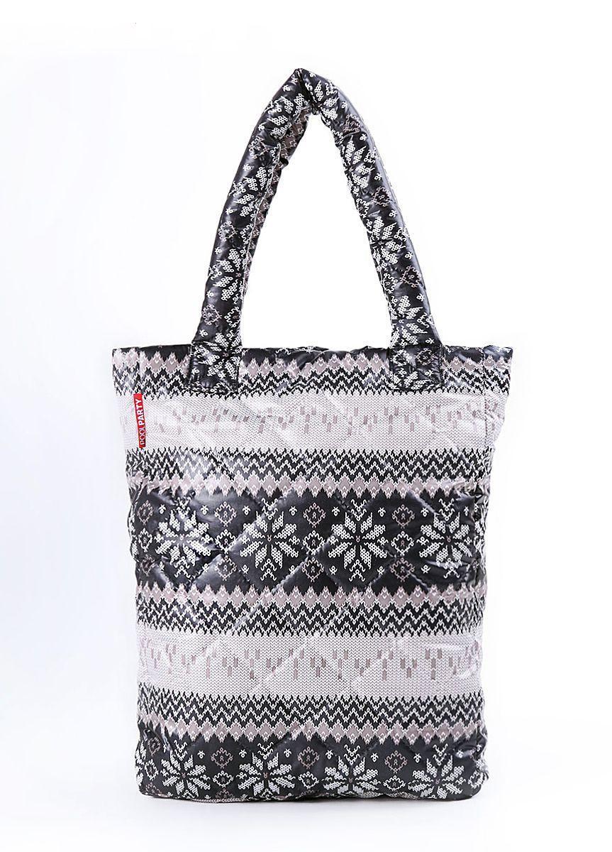 Дута сумка POOLPARTY з північним орнаментом