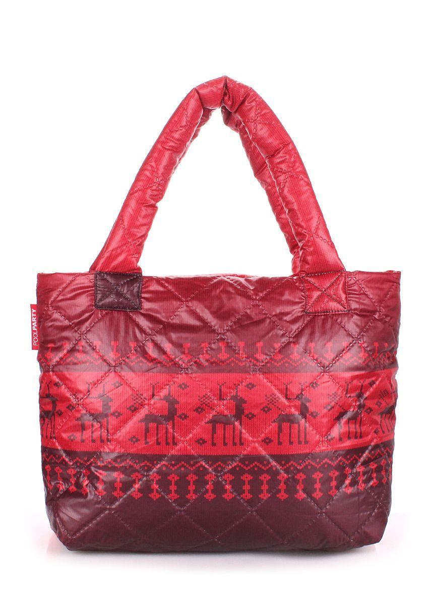 Дута сумка POOLPARTY з північним орнаментом