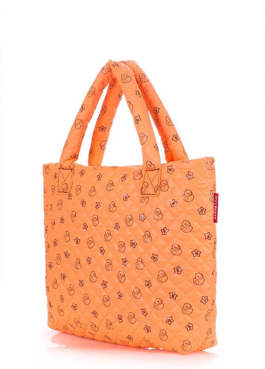 Дута сумка POOLPARTY з каченятами
