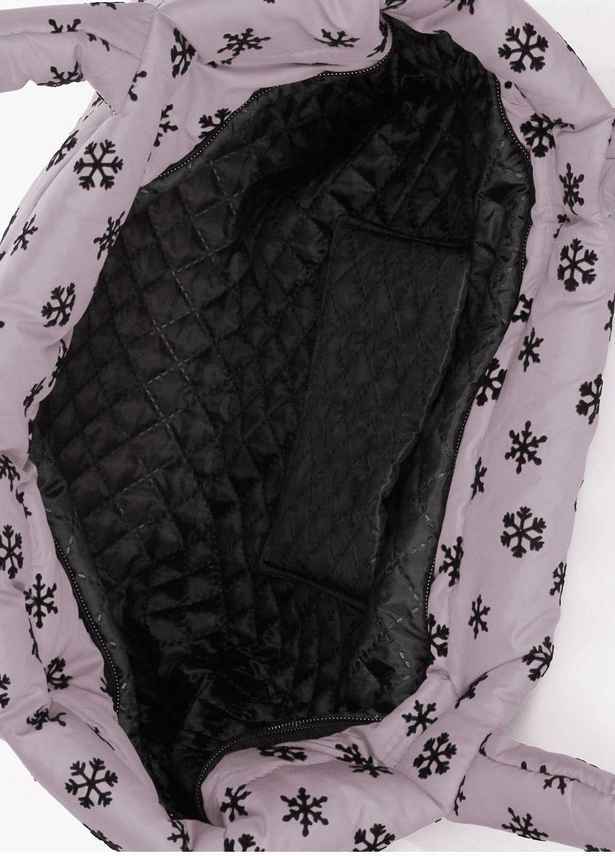 Дута сумка POOLPARTY зі сніжинками