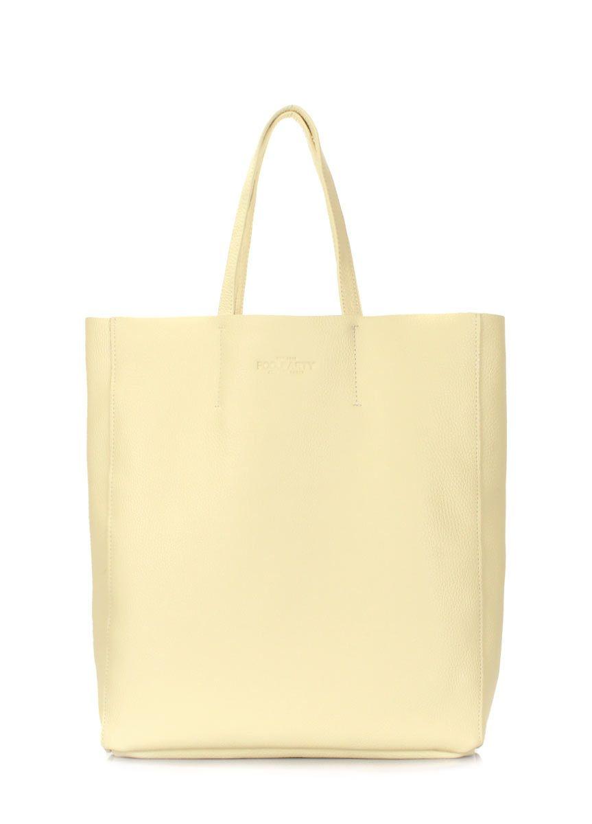 Жіноча шкіряна сумка POOLPARTY City жовта