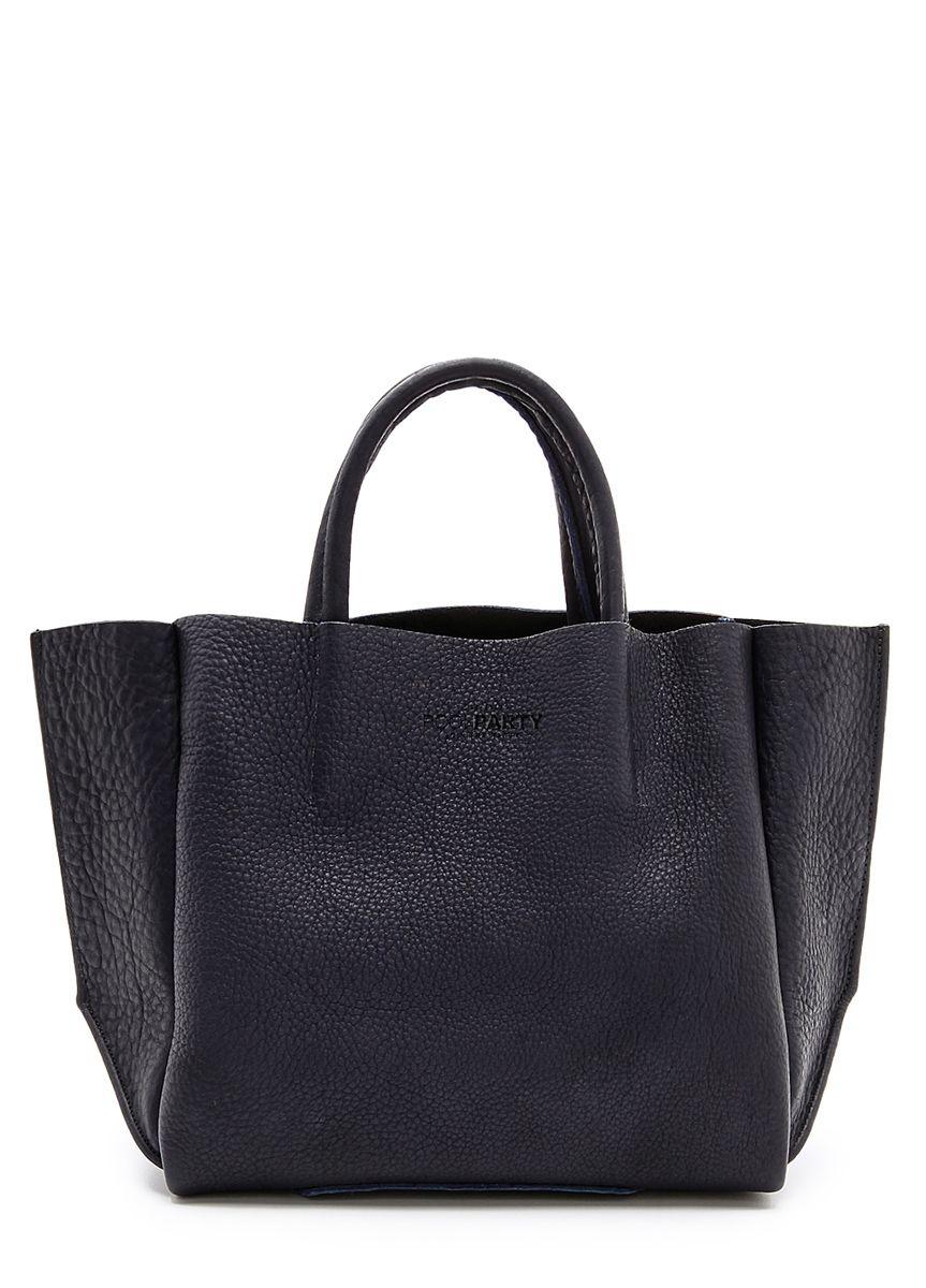 Жіноча шкіряна сумка POOLPARTY Soho чорна