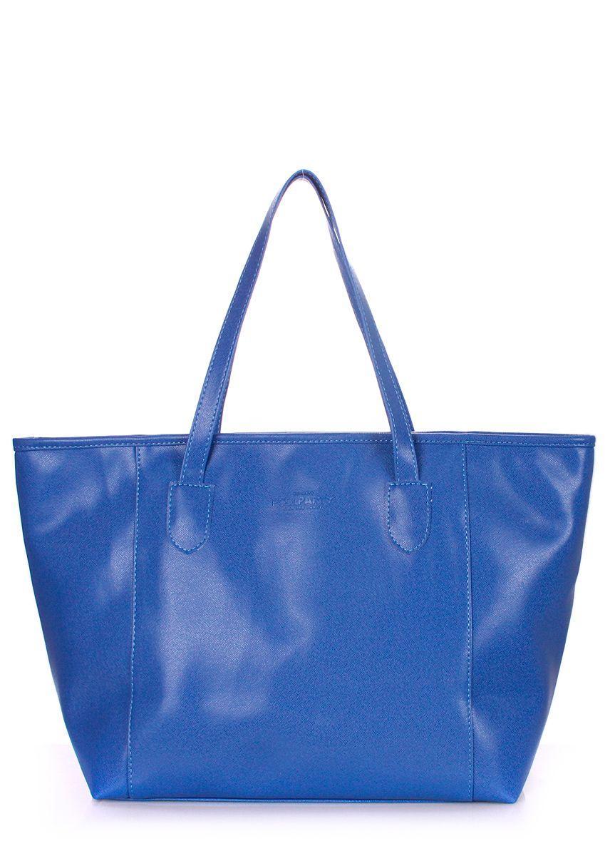 Жіноча сумка із штучної шкіри POOLPARTY Safyan синя