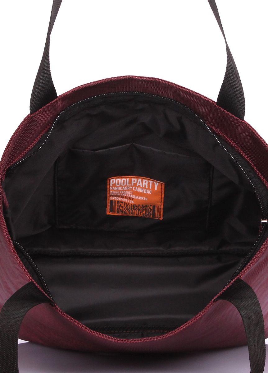 Жіноча текстильна сумка POOLPARTY Select бордова