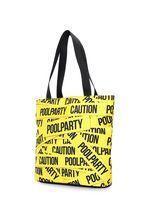 Жіноча текстильна сумка POOLPARTY Select з принтом CAUTION