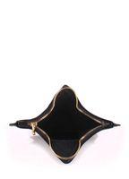 Шкіряна косметичка-клатч POOLPARTY STAR чорна