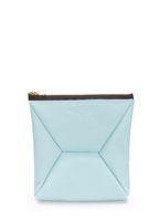 Шкіряна косметичка-клатч POOLPARTY THE X блакитна