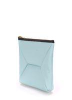 Шкіряна косметичка-клатч POOLPARTY THE X блакитна