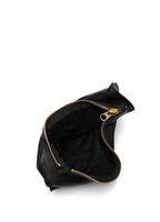 Шкіряна косметичка-клатч POOLPARTY чорна