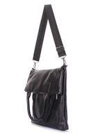 Шкіряна сумка POOLPARTY чорна