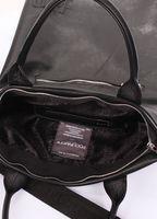 Шкіряна сумка POOLPARTY чорна