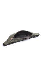 Шкіряна сумка-бананка POOLPARTY зелена