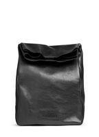 Шкіряна сумка-клатч POOLPARTY Lunchbox черная