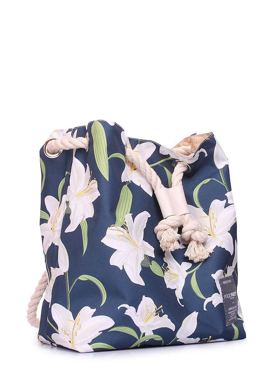 Літній рюкзак POOLPARTY Pack з ліліями