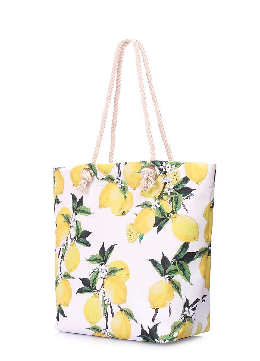 Літня сумка POOLPARTY Anchor з лимонами
