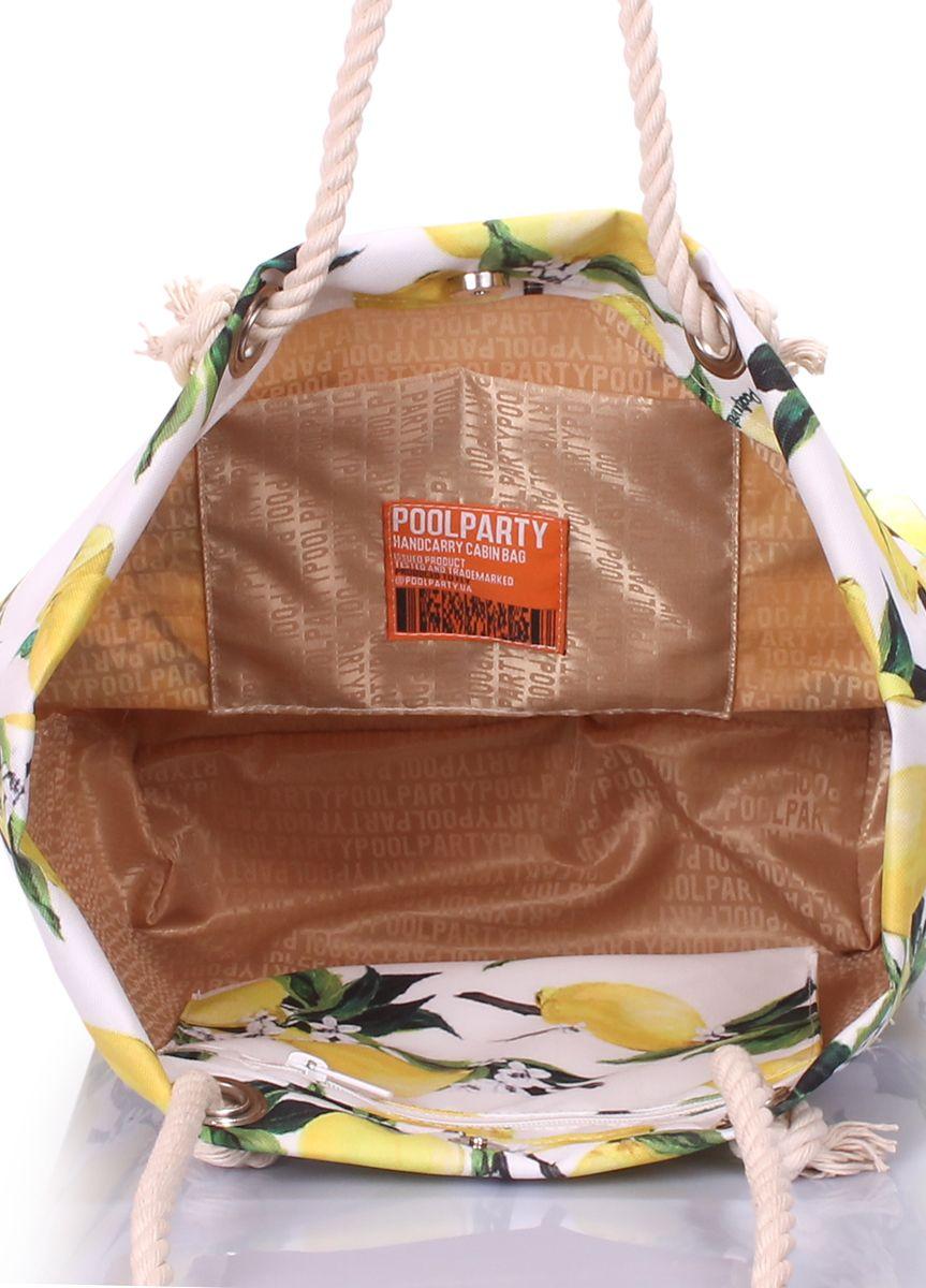 Літня сумка POOLPARTY Anchor з лимонами