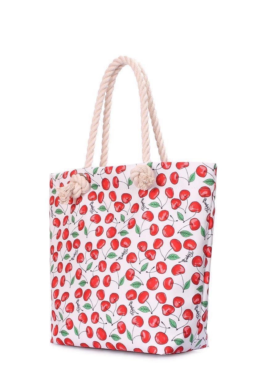 Літня сумка POOLPARTY Anchor з черешнями
