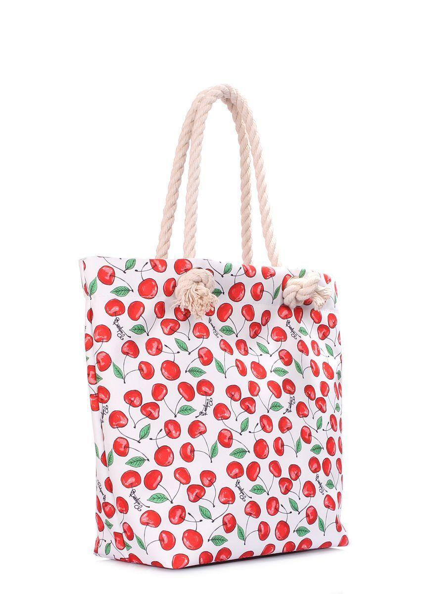 Літня сумка POOLPARTY Anchor з черешнями