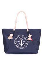 Літня сумка POOLPARTY Breeze з якорем синя