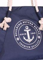 Літня сумка POOLPARTY Breeze з якорем синя