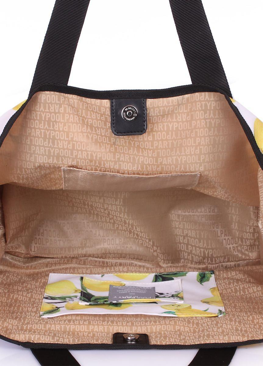 Літня сумка POOLPARTY Laguna з лимонами