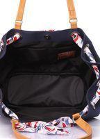 Літня сумка з бантом POOLPARTY Serena синя