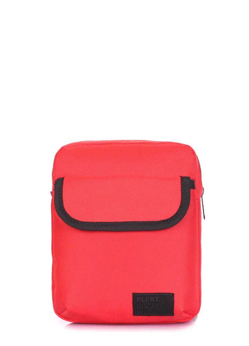 Чоловіча текстильна сумка з ременем на плече POOLPARTY Extreme червона