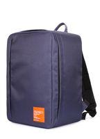 Рюкзак для ручної поклажі POOLPARTY Airport 40x30x20см Wizz Air / МАУ синій