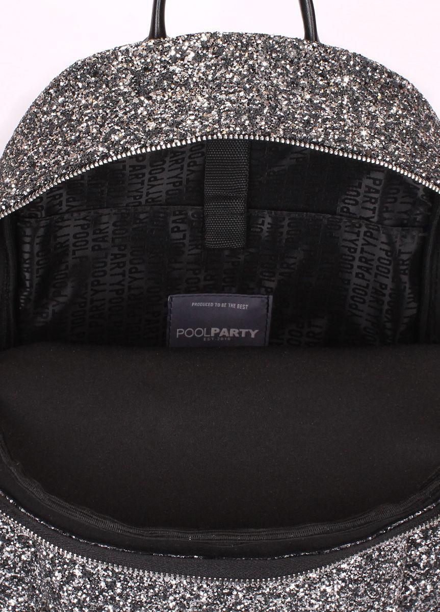 Рюкзак жіночий POOLPARTY Xs блискучий