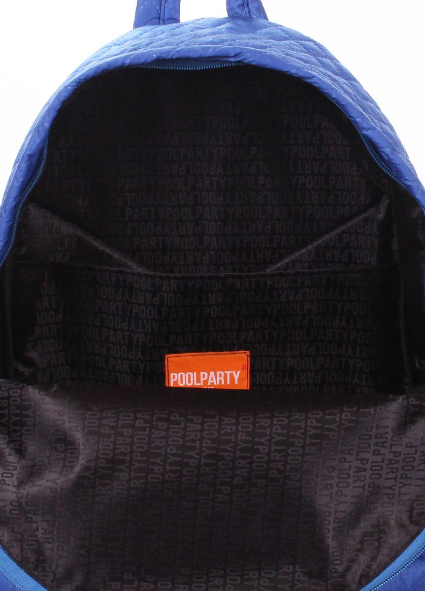 Рюкзак стьобаний POOLPARTY синій