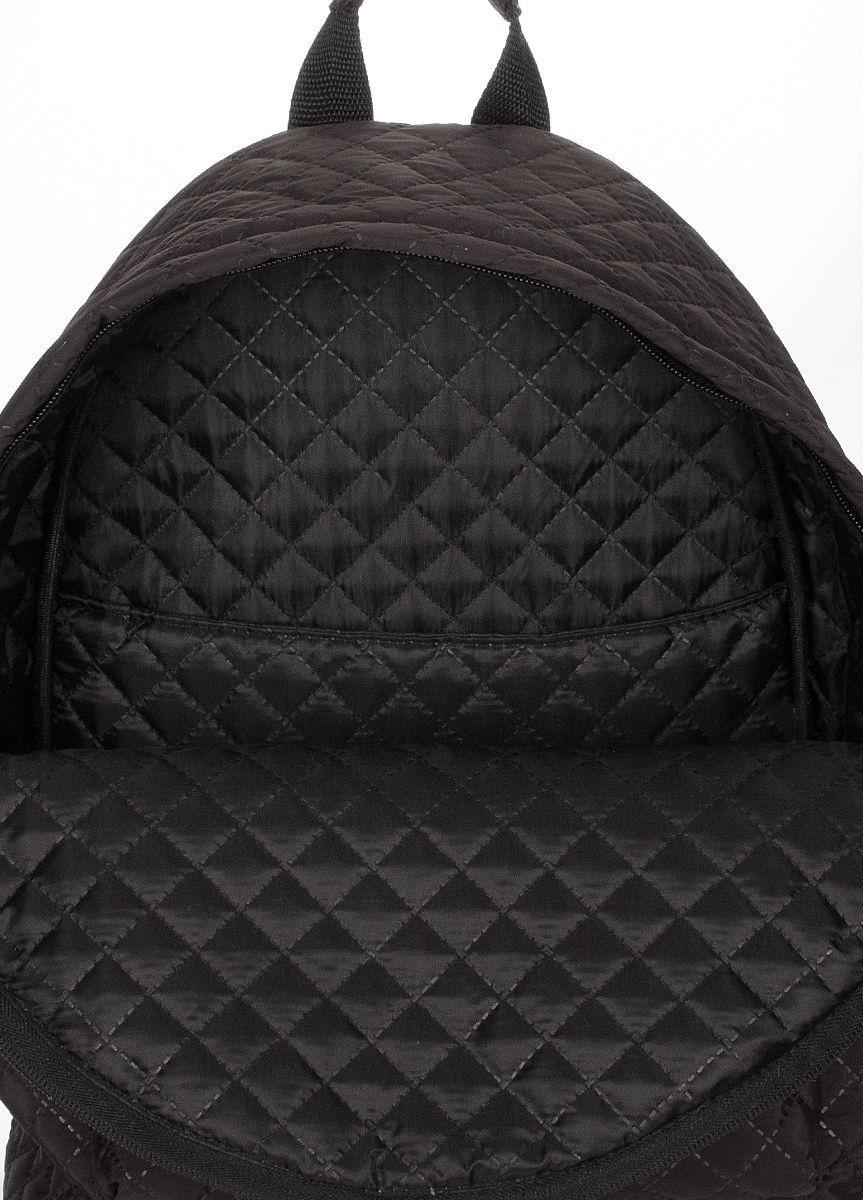 Рюкзак стьобаний POOLPARTY чорний