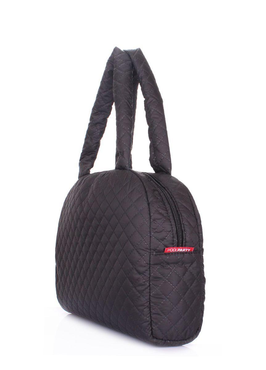 Стьобана сумка POOLPARTY Boom чорна