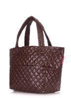 Стьобана сумка POOLPARTY Broadway коричнева