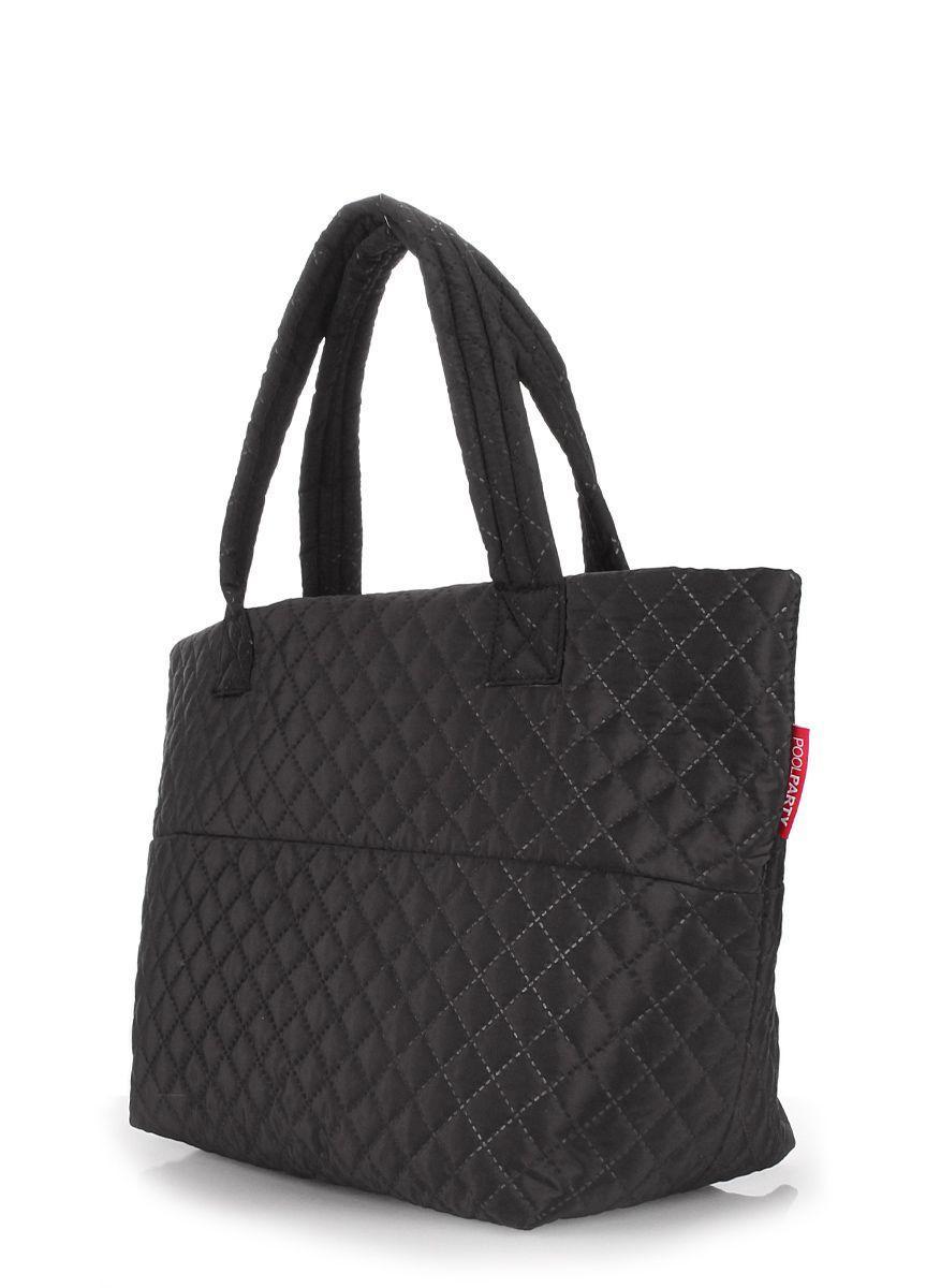 Стьобана сумка POOLPARTY Broadway чорна