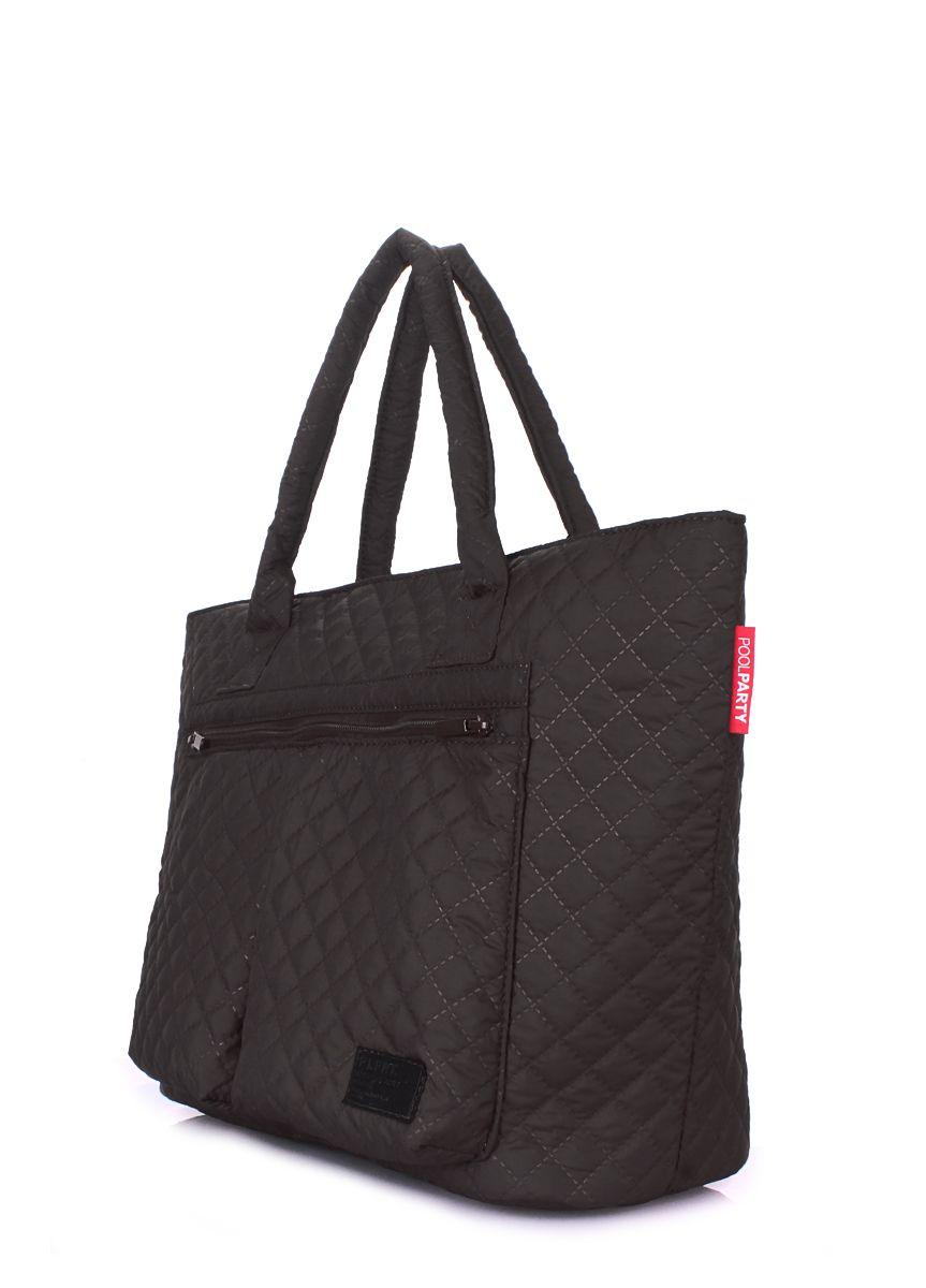 Стьобана сумка POOLPARTY Future чорна