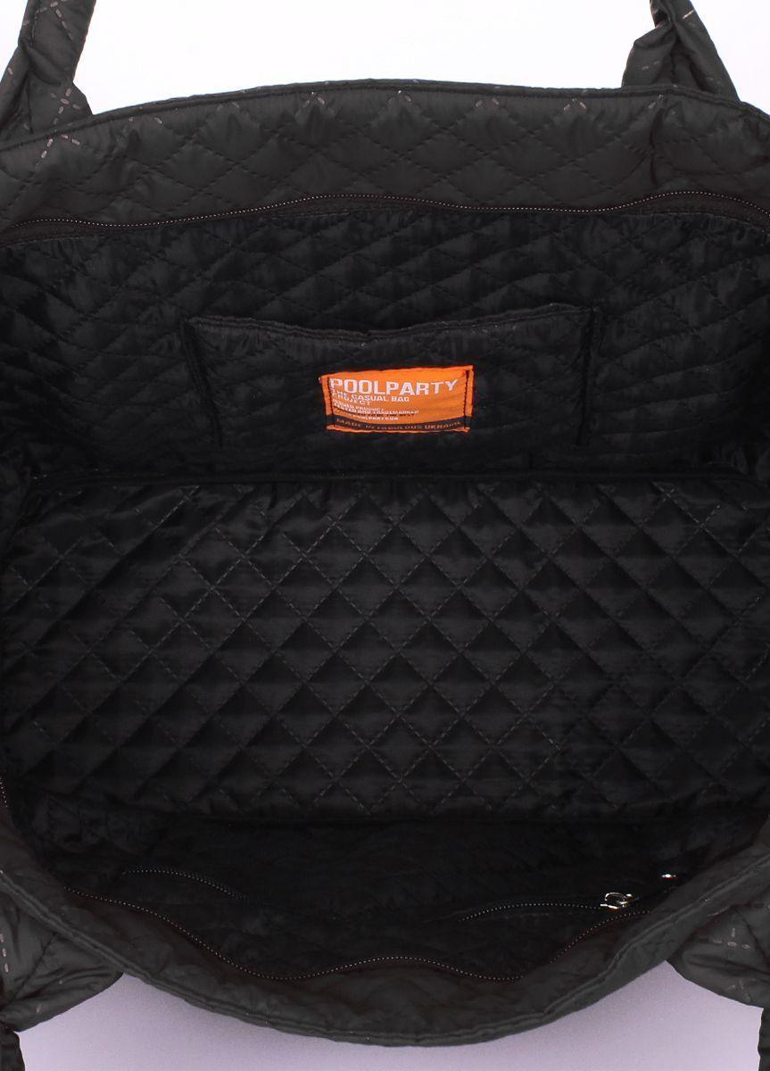 Стьобана сумка POOLPARTY Future чорна