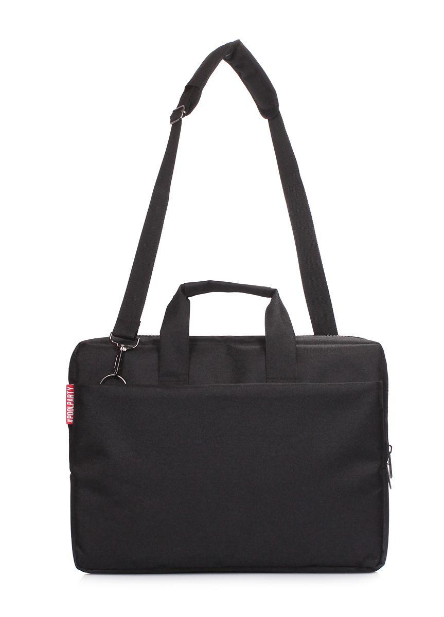 Сумка для ноутбука POOLPARTY Laptop чорна