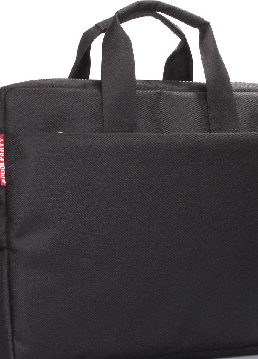 Сумка для ноутбука POOLPARTY Laptop чорна