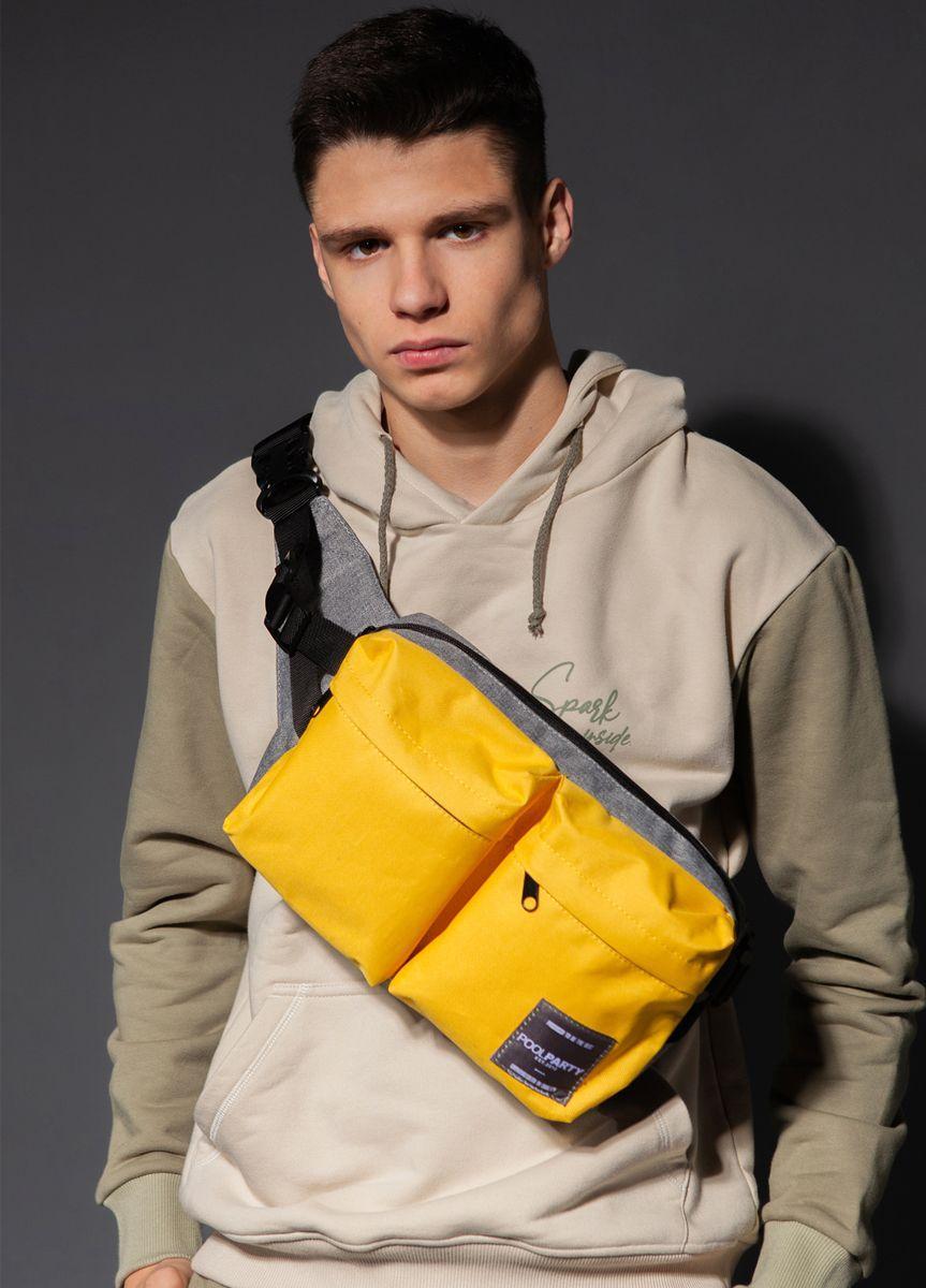 Сумка на пояс POOLPARTY Bumper жовта